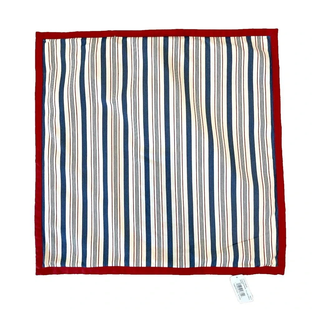 NEW Ralph Lauren  CoteD'azur 20x20 Corset Ticking Stripe Pillow Cover  NWT‎